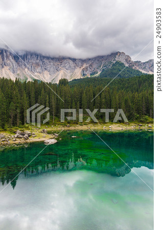 lake Misurina in the Alps lake Misurina in the Alps 24903583