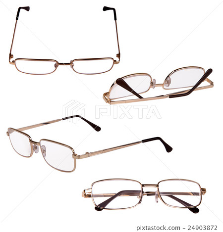 glasses in metal frame 24903872