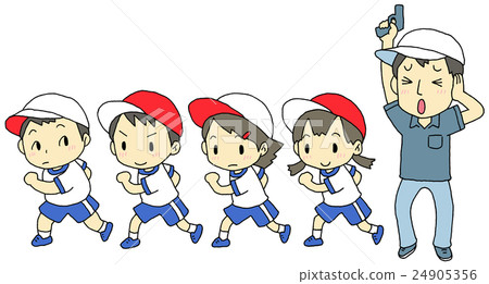 Children's race start child Children's race start child 24905356