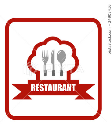 red restaurant icon red restaurant icon 24905416