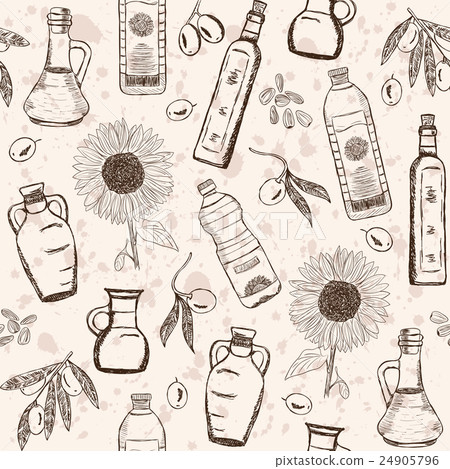 Oils seamless pattern 24905796