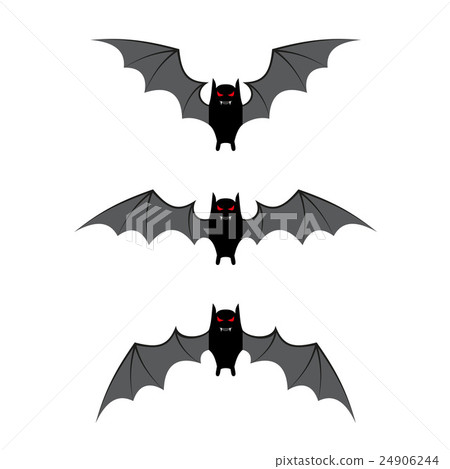 Bat flying cycle for animation 24906244