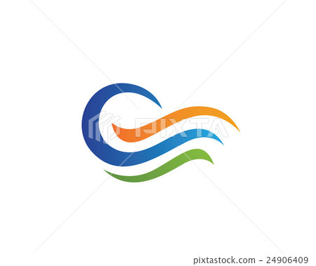Water Wave symbol and icon Logo Template vector Water Wave symbol and icon Logo Template vector 24906409