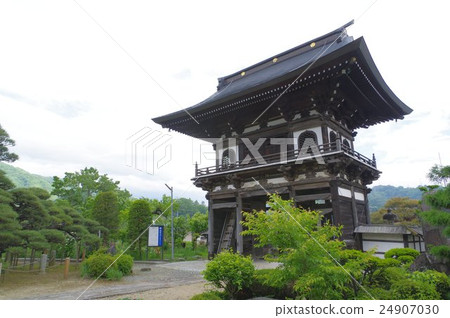 Shinshu Ina Takashi Temple Mitsukoji Bell tower gate Kaikyo Tadashi Mr. Naito's Bodaiji 24907030