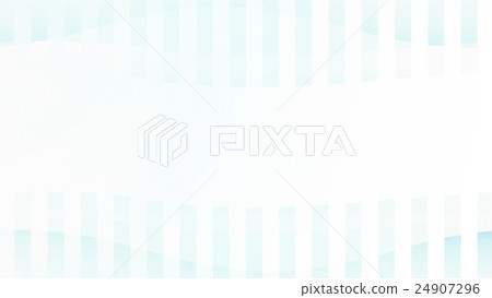 Wave Background _ Stripe _ Upper / Lower Wave _ Cyan 24907296