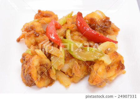 Delicious yolka and celery rice oil sauce 24907331