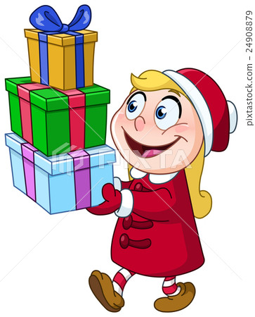 Girl with gifts Girl with gifts 24908879