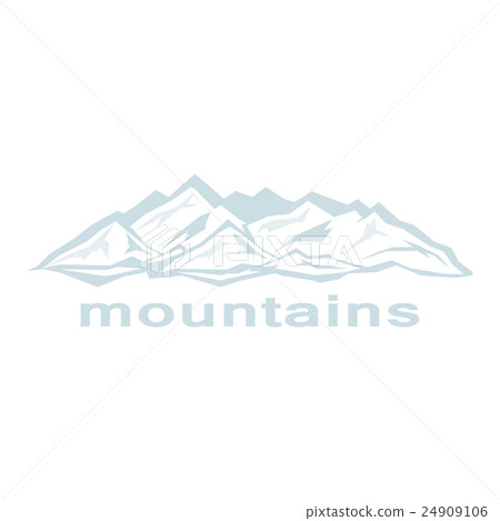 Abstract mountains. Blue ridges - Stock Illustration [24909106] - PIXTA