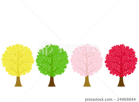 Multicolored trees 24909844