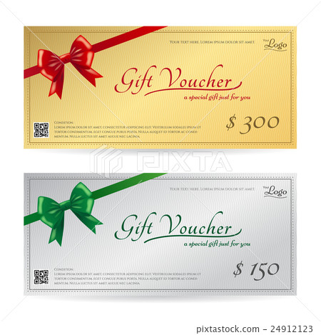 Elegant gift card or gift voucher template 24912123