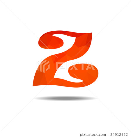 alphabet low polygon 24912552