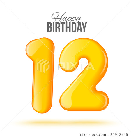 birthday. Greeting card with numbers. birthday. Greeting card with numbers. 24912556