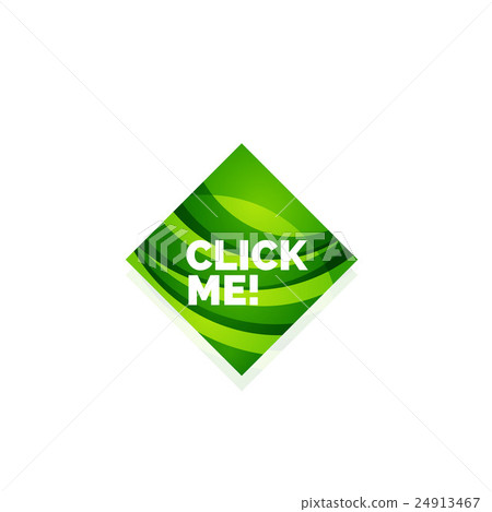 Vector abstract square button template - Stock Illustration [24913467 ...