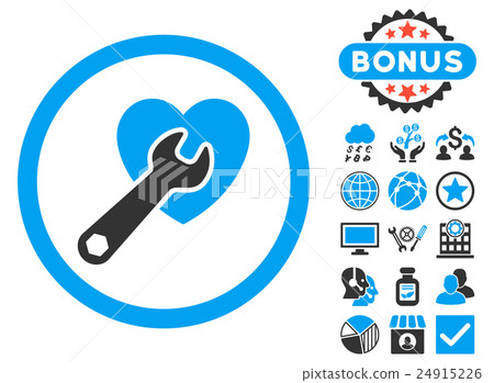 Heart Surgery Flat Vector Icon with Bonus Heart Surgery Flat Vector Icon with Bonus 24915226