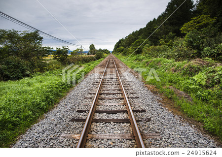 Straight rail track Straight rail track 24915624