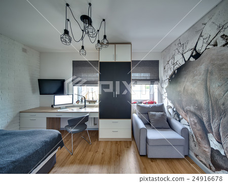Modern style bedroom 24916678