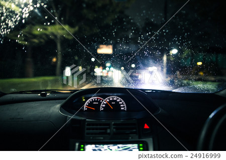 Car driving night Car driving night 24916999
