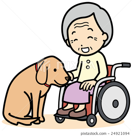 Stock Illustration: animal therapy, vector, healing