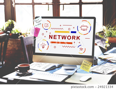 Network Connection internet Social Network Concept Network Connection internet Social Network Concept 24921334