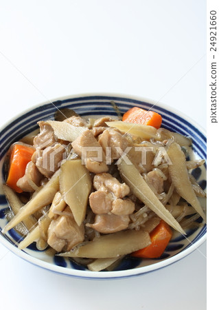 Stir-fried boiled beef and chicken 24921660