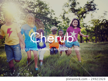 Cherub Kids Child Adolescence Young Toddler Concept 24921928