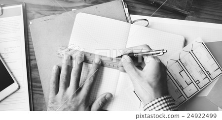 Engineer Architecture Design Blueprint Planning Concept Engineer Architecture Design Blueprint Planning Concept 24922499