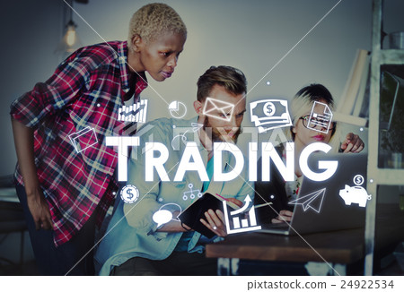 Trading Exchange Deal Business Economy Concept 24922534