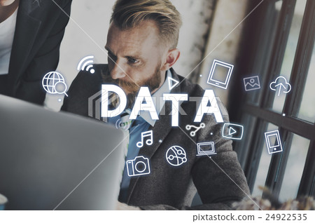 Digital Technology Icons Graphic Concept 24922535