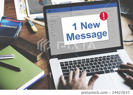 Message Inbox Notification Icon Concept 24922635
