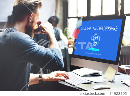 Social Networking Technology Internet Connect Concept 24922895