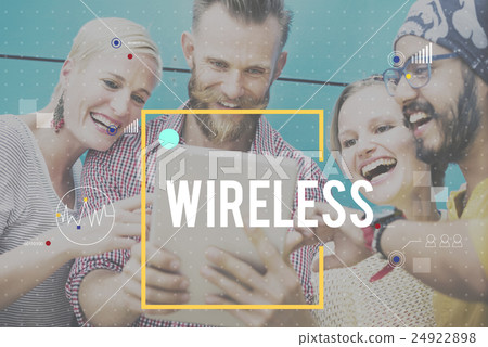 Communication Connection Digital Technology Networking Concept 24922898