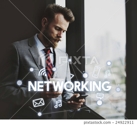 Social Networking Global Communications Technology Connection Concept 24922911
