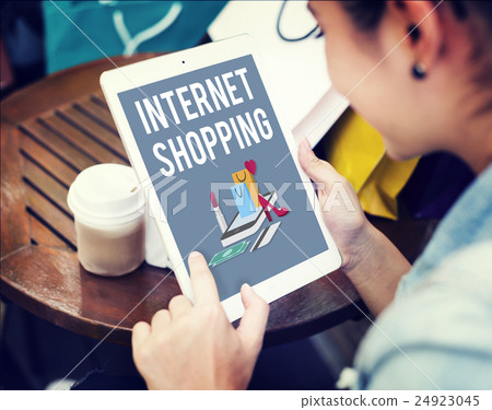Shopping Online Shopaholics E-Commerce E-Shopping Concept Shopping Online Shopaholics E-Commerce E-Shopping Concept 24923045