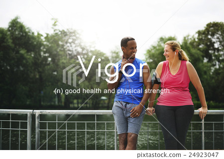 Vigor Energy Strength Powerful Strong Healthy Fitness Concept 24923047