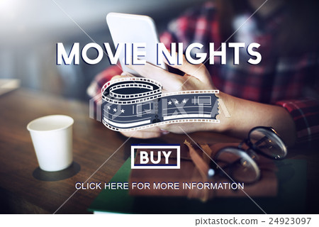 Movie Tickets Nights Audience Cinema Theater Concept 24923097