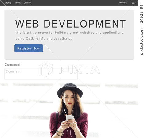 Website Development Internet Homepage Layout Concept Website Development Internet Homepage Layout Concept 24923494