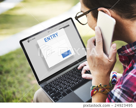 Entry Authorization Permission Accessible Security Concept Entry Authorization Permission Accessible Security Concept 24923495