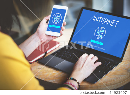 Internet Globalization Technology Connect Concept Internet Globalization Technology Connect Concept 24923497