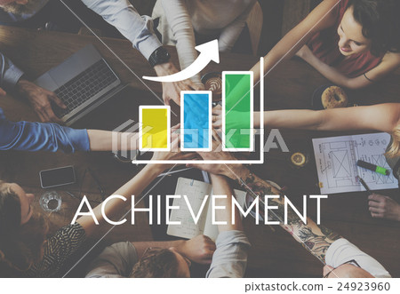 Business Development Growth Bar Chart Concept 24923960