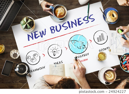 New Business Begin Launch Growth Success Concept 24924227
