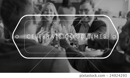 Celebrate Good Times Achievement Concept Celebrate Good Times Achievement Concept 24924293