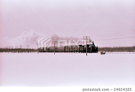 Showa 45 Godo Line 8620 type steam locomotive mixing train 24924385