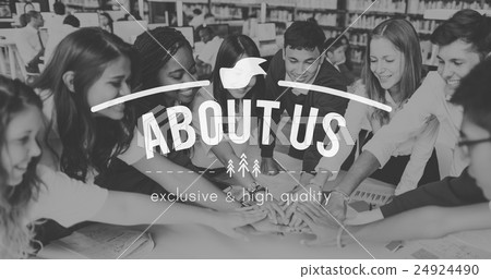 About Us Academic Excellence Back To School Concept About Us Academic Excellence Back To School Concept 24924490