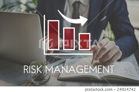 Risk Management Diagram Graph Arrow Concept 24924742