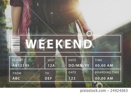 Holiday Travel Tourism Relaxation Graphic Concept Holiday Travel Tourism Relaxation Graphic Concept 24924863