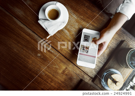 Social Media Networking Internet Connection Concept Social Media Networking Internet Connection Concept 24924991
