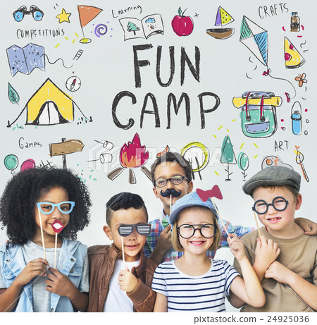 Summer Kids Camp Adventure Explore Concept 24925036