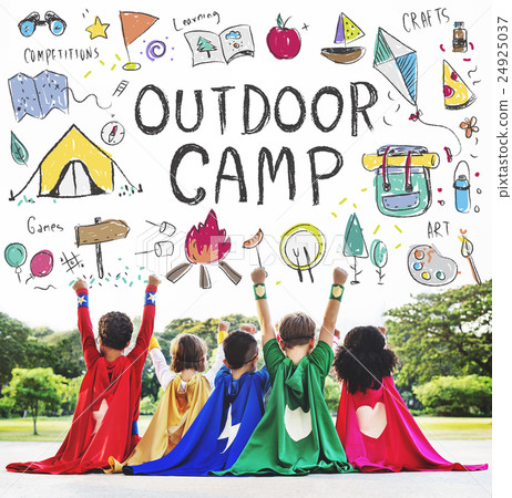 Summer Kids Camp Adventure Explore Concept Summer Kids Camp Adventure Explore Concept 24925037