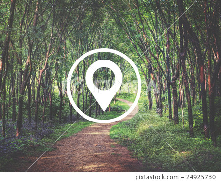 Navigation Check-in Location Gps Icon Concept Navigation Check-in Location Gps Icon Concept 24925730