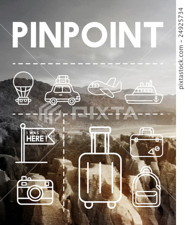 Location Mapping Journey Navigation Concept 24925734